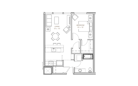 a black and white floor plan of a house